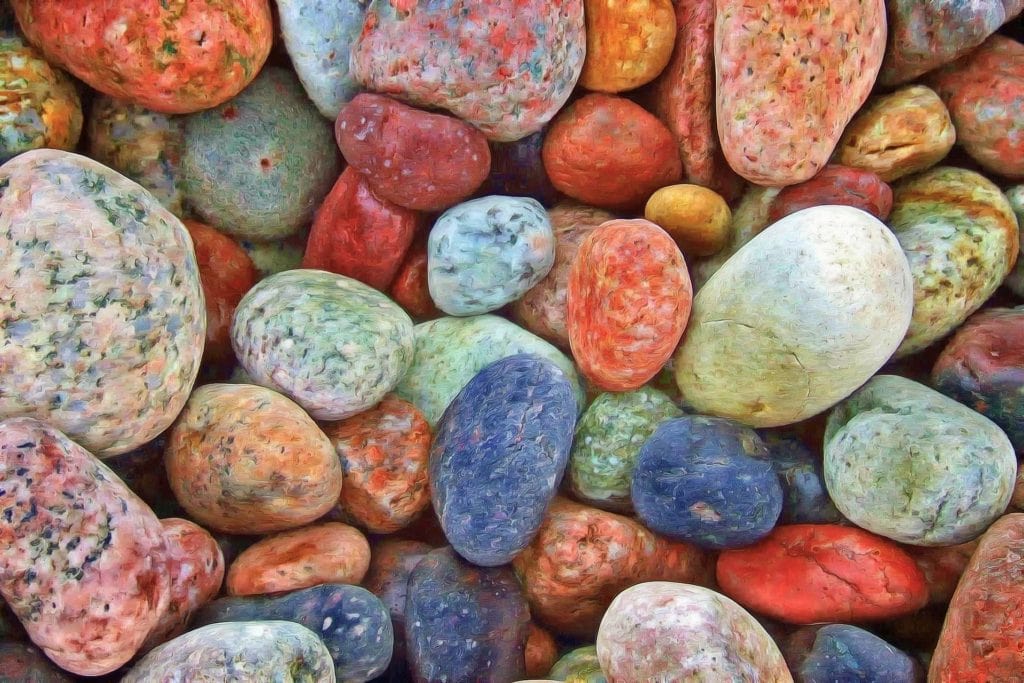 colorful stones
